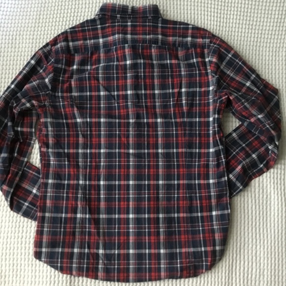 Banana Republic Slim Fit Men’s Plaid Shirt MD - Picture 2 of 3